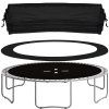 Čierny kryt na trampolínu 366 cm S-TP-12FT 366 cm BLACK