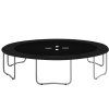 Čierny kryt na trampolínu 366 cm S-TP-12FT 366 cm BLACK