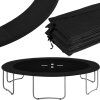 Čierny kryt na trampolínu 366 cm S-TP-12FT 366 cm BLACK