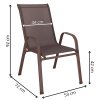 GF0104 ZÁHRADNÁ STOLIČKA 73 X 55,5 X 93 CM (2 ks)