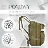 Turistický batoh 38 l zelený S-CS0066