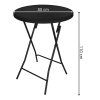 Skladací barový stôl okrúhly 80 cm S-GF0110