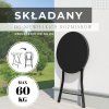 Skladací barový stôl okrúhly 80 cm S-GF0110
