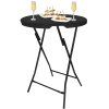 Skladací barový stôl okrúhly 80 cm S-GF0110