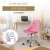 Kancelárske kreslo ružové S-HF0038