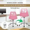 Kancelárske kreslo ružové S-HF0038