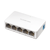 Sieťový prepínač Mercusys MS105, 5-portový, 10/100 Mb/s L-MRS0001