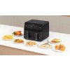 Beztuková fritéza TEESA AIR FRYER DUAL POT XXL 8L 2700W