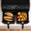 Beztuková fritéza TEESA AIR FRYER DUAL POT XXL 8L 2700W