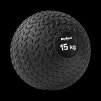 Malá medicinbal na cvičenie rehabilitačná Slam Ball 23cm 15kg, REBEL ACTIVE