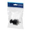 Uni-Schuko zástrčka 16A 230V čierna O-OR-AE-13304/B