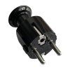 Zástrčka Uni-Schuko 16A 230V čierna 24 ks O-OR-AE-13304/B/24
