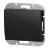 Zabudovaný štvorcestný spínač Onyx, 10A, 250V, WP-8O, čierny