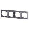 Rám Pearl, 4-modulový, antracit O-OR-OE-7720/4/A