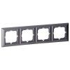 Rám Pearl, 4-modulový, antracit O-OR-OE-7720/4/A