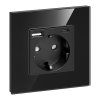Schuko zásuvka s USB O-OR-AE-13308-GS-/B