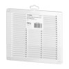 Ventilačná mriežka so zámkom 250x250, biela