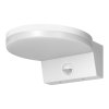 ASPEN LED 15W, záhradné svietidlo s PIR snímačom pohybu, 1300lm, IP65, 4000K, biele