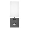 ENID LED 10W, záhradné svietidlo s PIR pohybovým senzorom, 800lm, IP65, 4000K, sivá