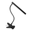 TERI II LED, stolová lampa s klipom, 5W, 260lm, 4000K, čierna