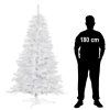 Umelý vianočný stromček biela jedľa 220 cm S-CT0231