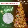 Umelý vianočný stromček biela jedľa 220 cm S-CT0231