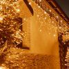 Vianočné LED cencúle 500 LED s časovačom S-CL0531