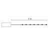 Mikro LED reťaz na batérie, 3 m S-CL4102