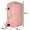 Plecak podrozny turystyczny bagaz rozowy 45x30 cm 176242