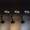 Stolná lampa LED s lupou otočné rameno s lupou 2 spôsoby upevnenia