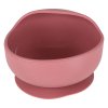 Silikónové detské riady detský krab sada 9 kusov tmavoružová