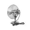 Kovový stolový ventilátor strieborný 44-657-