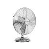 Kovový stolový ventilátor strieborný 44-657-