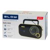 Prenosné analógové rádio AM/FM BLOW RA12 čierno-zlaté