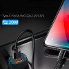Autonabíjačka USB-A + USB-C 38 W s Power Delivery a Quick Charge L-GSM1055