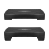 Step na cvičenie 68 cm, 2 stupne, čierny L-RBA-3228-BK