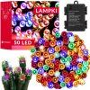 LED reťaz na batérie 50 LED multicolor 5 m S-CL4107
