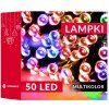 LED reťaz na batérie 50 LED multicolor 5 m S-CL4107