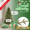 Umelý vianočný stromček smrek 180 cm S-CT0205