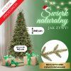 Umelý vianočný stromček smrek 240 cm S-CT0207