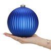 Nerozbitné vianočné gule na stromček 15 cm 3 ks modro-biele S-CA1366