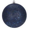 Nerozbitné vianočné gule na stromček 12 cm 4 ks modro-biele S-CA1368