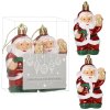 CA1324 VIANOČNÁ OZDOBKA SANTA 8 CM 2 KS.