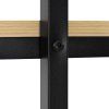 Písací stôl s policami 120 cm S-HF0047