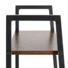 Kovový 4-policový regál 56 × 34 × 138 cm S-HF0048