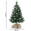 Stolný vianočný stromček 60 cm s dreveným stojanom S-CA1480