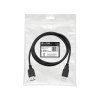 Bielo-zelený USB kábel A-A 66-037-