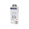 Kovový audio kábel 3,5 mm jack RCA 91-291-