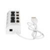 Biely USB hub 86-076-