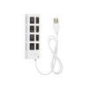 Biely USB hub 86-076-